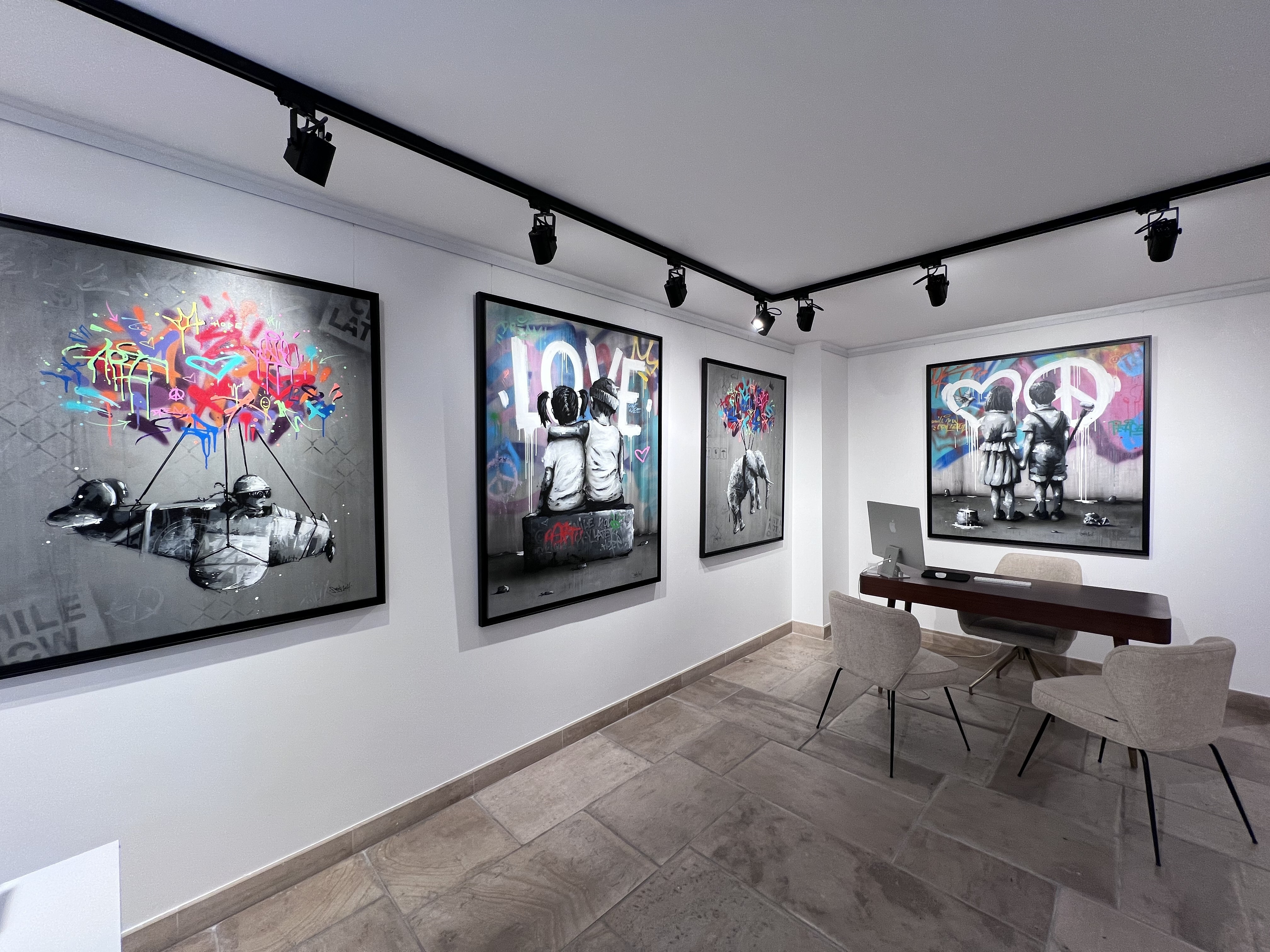 Œuvres accrochées dans les galeries OA Fine Art, Paris — leasing d'œuvres d'art