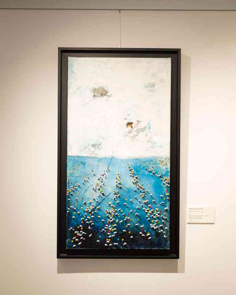 Vue de l'exposition Alberto Letamendi, rue Mazarine